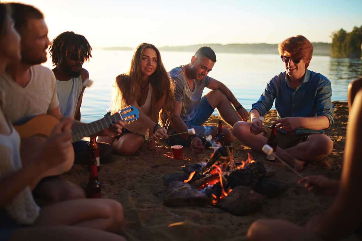 Socializing whilst solo rooftop tent camping