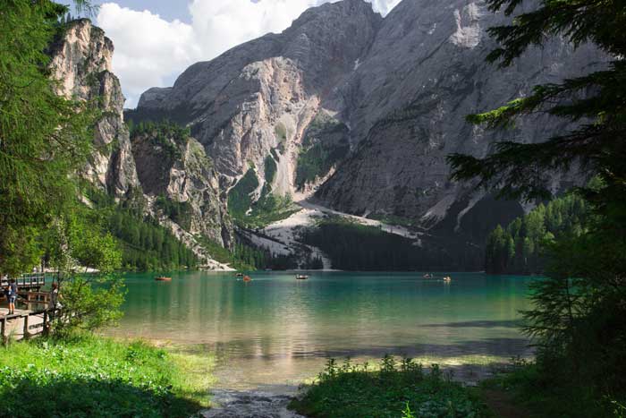 Europe Overlanding at Braies lake Italy