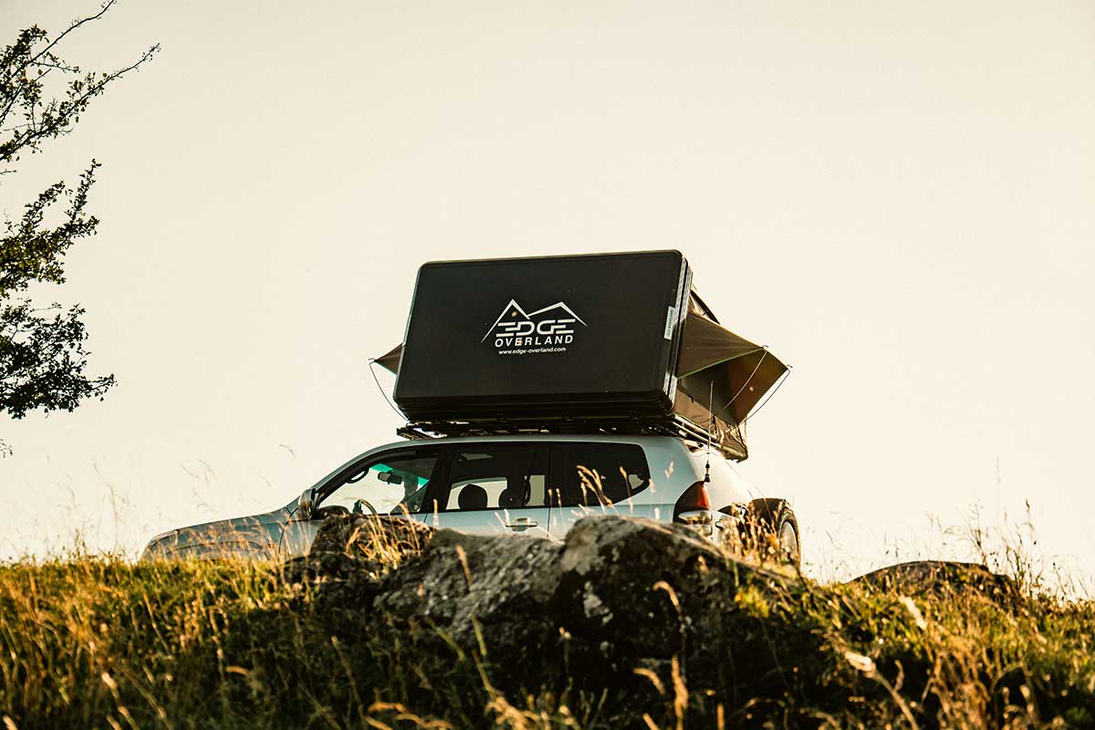 Horizon One Rooftop Tent on top of a hill