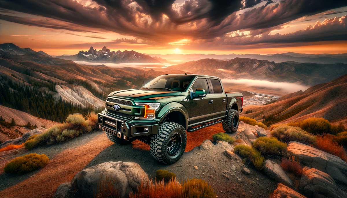 Ford F-150 pregătit să fie echipat cu un cort de plafon și o marchiză auto
