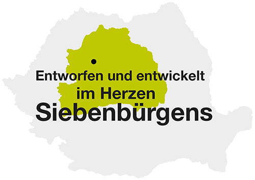Entworfen & entwickelt im Herzen von Transsilvanien