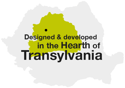 Designed & developed in the hearth of Transylvania