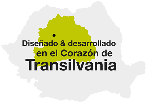 Diseñado y desarrollado en el corazón de Transilvania