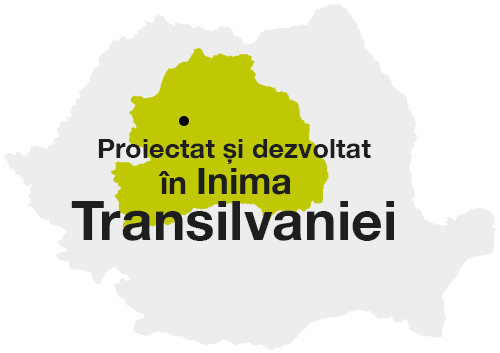 Creat și dezvoltat în inima Transilvaniei
