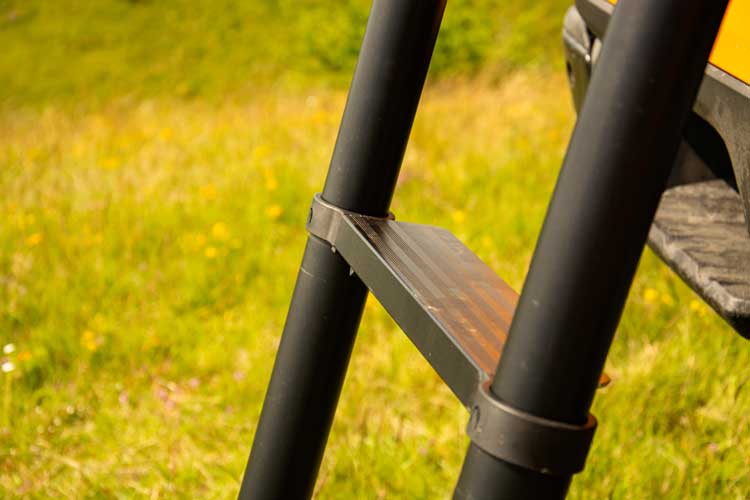 Large angled ladder for the Explore One Rooftop Tent