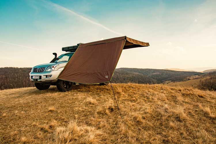 Prindere alternativă a peretelui de umbră pentru marchiza auto Shelter Max