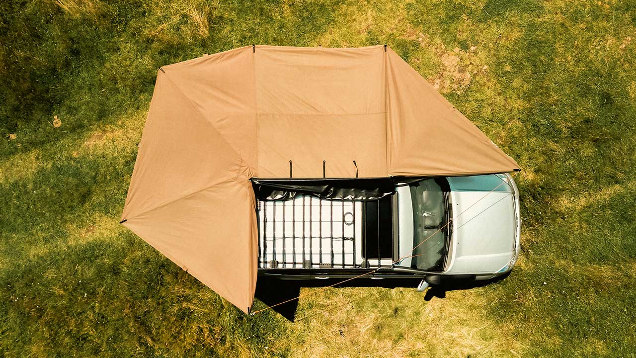 Auvent autoportant pour voiture Infinity 270 - Présentation des fonctionnalités